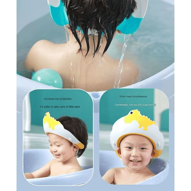 Adjustable Baby Shampoo Cap | No More Tears, Just Fun Bath Time!