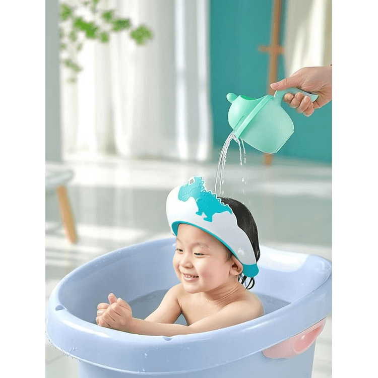 Adjustable Baby Shampoo Cap | No More Tears, Just Fun Bath Time!
