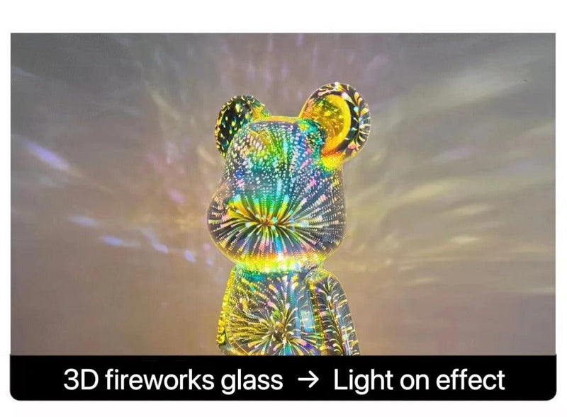 3D Fireworks Bear Led USB - AlwaysGood Store