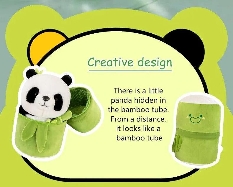 Cute Bamboo Tube Panda Plush - AlwaysGood Store