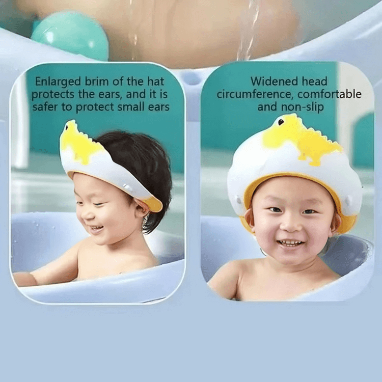 Adjustable Baby Shampoo Cap | No More Tears, Just Fun Bath Time!
