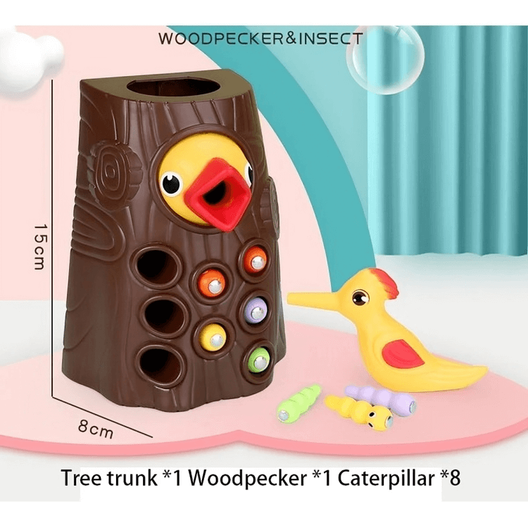 🧠 Montessori Woodpecker Game – Fun & Educational Toy for Toddlers