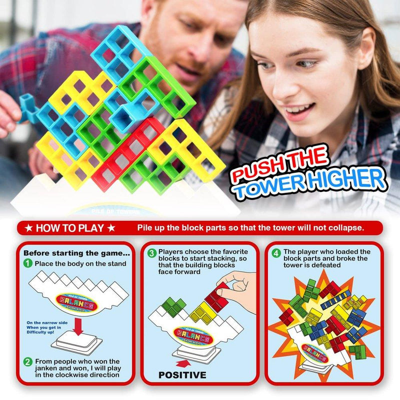 Interesting New Board Puzzle Game Tetris Tower Tetra Tower